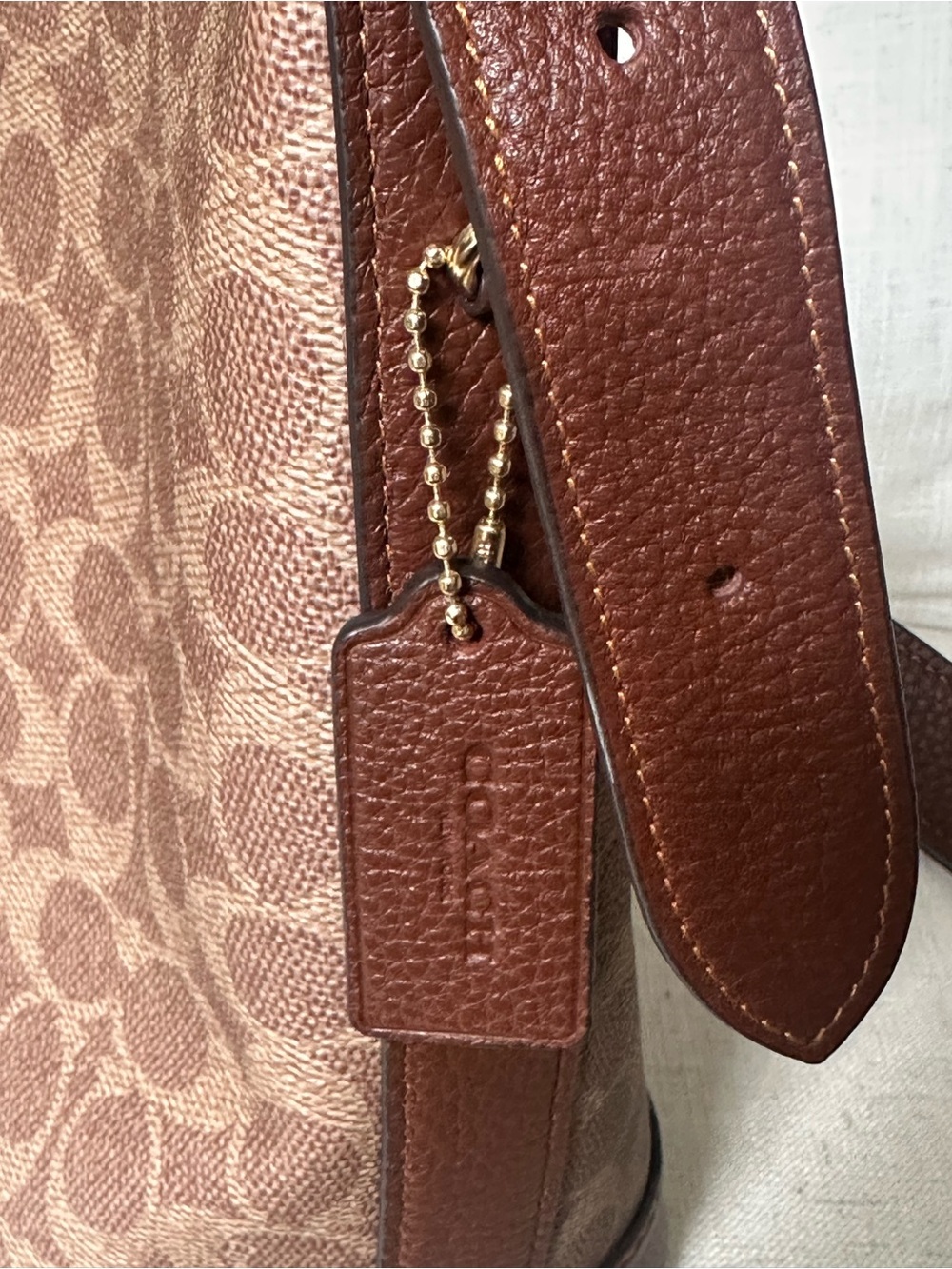 Coach Jude Duffle Bag in Signature Canvas - Picture 6 of 9